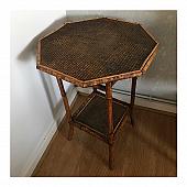 Old Vintage Bamboo Table